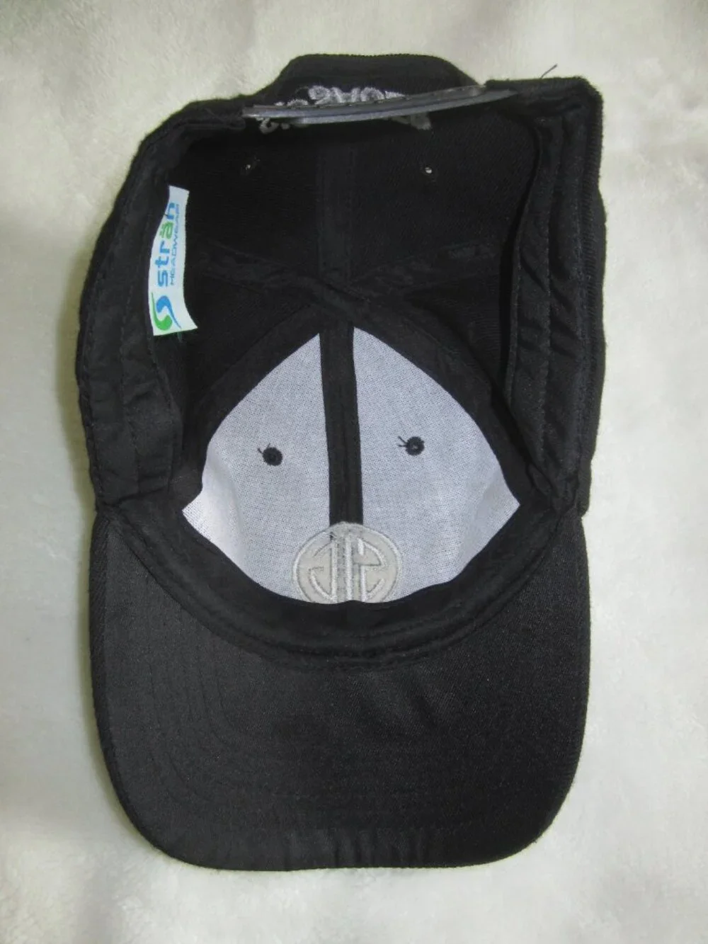 SIG SAUER Black Hat Cap White Embroidered Logo Snap Back - Picture 3 of 5
